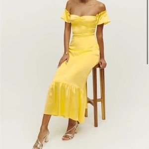 Reformation Sianna Silk Dress- NWT